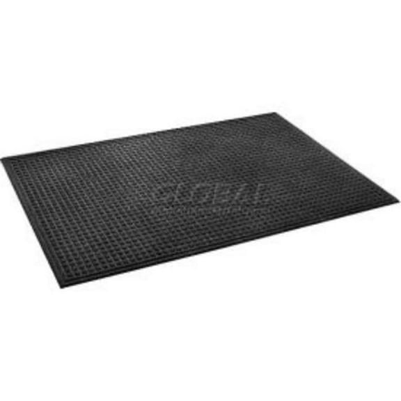 Apache Mills 238096BK 0.375 in. Absorba Indoor Entrance Mat - 3 ft. x 60 in. - Black