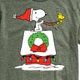 thumbnail image 3 of Peanuts - Snoopy & Woodstock House Sleigh - Men's Short Sleeve Graphic T-Shirt, 3 of 6