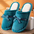 thumbnail image 4 of KANG Corduroy Slippers For And Cozy Indoor Warm Winter Slip On Comfort Footwear With Soft Ideal For Home Relaxation, 4 of 7