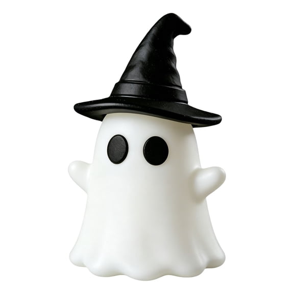 Halloween Ghost Decor, Glow in the Dark Ghost Figurine for Tabletop, Luminous Ghost Ornament for Home, Spooky Halloween Centerpiece for Mantel and Shelf