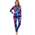thumbnail image 2 of Matching Family Halloween Pajamas Set - 2026 Cute Ghost & Pumpkin Print Two-Piece Sleepwear Pjs - Family Matching Pajamas Soft Holiday Jumpsuit Loungewear for Family, 2 of 6