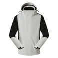 thumbnail image 4 of Puntoco Chaqueta Informal Holgada De Manga Larga Con Capucha Y Cremallera Para Hombre, 4 of 8