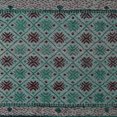 thumbnail image 1 of Ahgly Company Indoor Square Abstract Gunmetal Green Abstract Area Rugs, 7' Square, 1 of 6