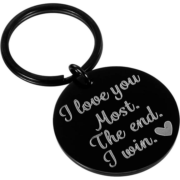 Funny Anniversary Wedding Gifts for Him Boyfriend from Girlfriend Birthday Gifts for Husband from Wife I Love You Gifts Keychains for Valentine Day Christmas