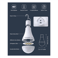 thumbnail image 2 of USB Rechargeable Light Bulb with Remote for Home Power Outage, Hanging LED Light Bulb with Hook for Outdoor 4 Pack, 2 of 9