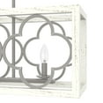 thumbnail image 4 of Hunter - Gablecrest 4-light Painted Concrete, Extra Large Chandelier, Dimmable, Transitional Style, Linear Shaped, for Bedrooms, Dining, Living Rooms - 19098, 4 of 10