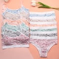 thumbnail image 4 of Girl Underwear Set Comfortable Seamless Cotton Soft Hipster Silky Cheeky Breathable Teen Girls Panties 6-Pack, 4 of 9