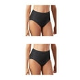 thumbnail image 3 of Bali Tummy Panel Hi Cut Brief 2-Pack Black Jacquard/Black Jacquard 2XL Women's, 3 of 3