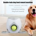 thumbnail image 4 of 1PCS Automatic Pet Feeder, Double Hole Hyper Pet Ball Launcher Interactive Dog Toys With Feeding Flat Tray For Small Dogs, 4 of 8