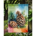 thumbnail image 3 of Maine White Pine Cone and Tassels in Watercolor Garden Flag 11.25 in x 15.5 in, 3 of 5