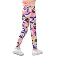 thumbnail image 4 of Toddler Girls Active Leggings Footless Trousers Dance Yoga Leggings Tights 4–11T, 4 of 6