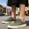 thumbnail image 6 of CHICVOMEY Casual Sneakers for Men Slip On Backless Tennis Shoes Rubber Non Slip Round Toe Lightweight Comfortable Work Daily, 6 of 7