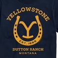 thumbnail image 3 of Yellowstone - Horseshoe Lockup - Men's Short Sleeve Graphic T-Shirt, 3 of 6
