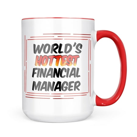 

Neonblond Worlds hottest Financial Manager Mug gift for Coffee Tea lovers