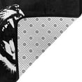thumbnail image 3 of DouZhe Dangerous Lion King Face Pattern Area Rugs Non-Slip Machine Washable Floor Mat, Animal Style Carpet Doormat, 63 x 48 inches, 3 of 6