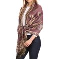 thumbnail image 4 of AIR-Liua Châle/Foulard Pashmina Multicolore à Motifs Tissés Longs, 4 of 4