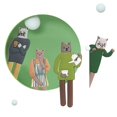 thumbnail image 4 of Matsuzay Ganchos magnéticos de techo, mano de obra fina, suave y cómoda, diseños de gatos encantadores Almacenamiento y organización del hogar, 4 of 6