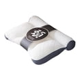 thumbnail image 4 of Almohada ergonómica para el cuello, cómoda y suave almohada cervical que absorbe el sudor gris, 4 of 9