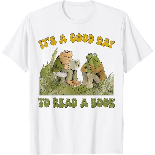 Its A Good Day to Read A Book Funny Frog Toad - Camiseta divertida