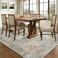 thumbnail image 2 of BERTHMEER 6'x9' Traditional Vintage Gray Taupe Area Rugs for Living Room Bedroom Dining Room Office Farmhouse Retro Distressed Non-slip, 2 of 8