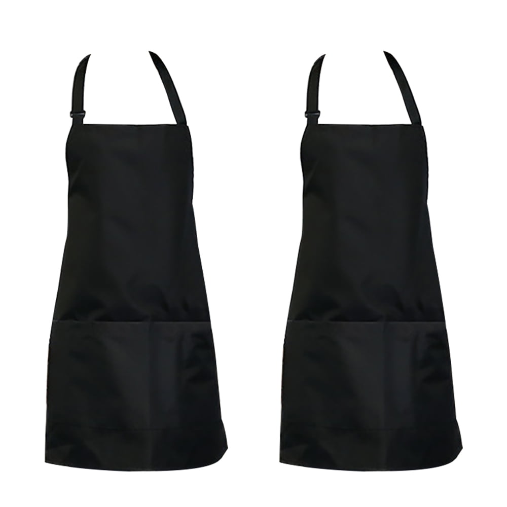 onepicebest Apron BBQ Apron Kitchen and Cooking Bib Apron You Can’t Scare Me I Have Two Daughters Adjustable Aprons for Women Men Chef,White