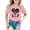 Pink, variant on JIAHONG Toddler Girl T Shirts 3t Round Neck Sollid Color Girls' Short-Sleeve Shirts and Tops Casual Preppy Clothes T-Shirts Toddler To Big Kid Sizes, Pink