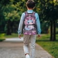 thumbnail image 3 of Binienty Cherry Blossom Cute Axolotl School Backpack for Girls 4th Grade Lightweight Heavy Duty Bookbag with Side Pockets School Bag Children School Supplies, 3 of 8