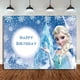 thumbnail image 1 of Fondos de Frozen para fiesta de Cumpleaños de Niños, decoraciones de fiesta de princesa Anna y Elsa, suministros para Baby Shower, foto personalizada, 1 of 4