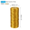 thumbnail image 2 of REGALWOVEN Decorative Metallic Bakers Twine, Wrapping Twine String Rope DIY Tie Gift Packing Gold & Beige & Silver & Bronze, 2 of 6