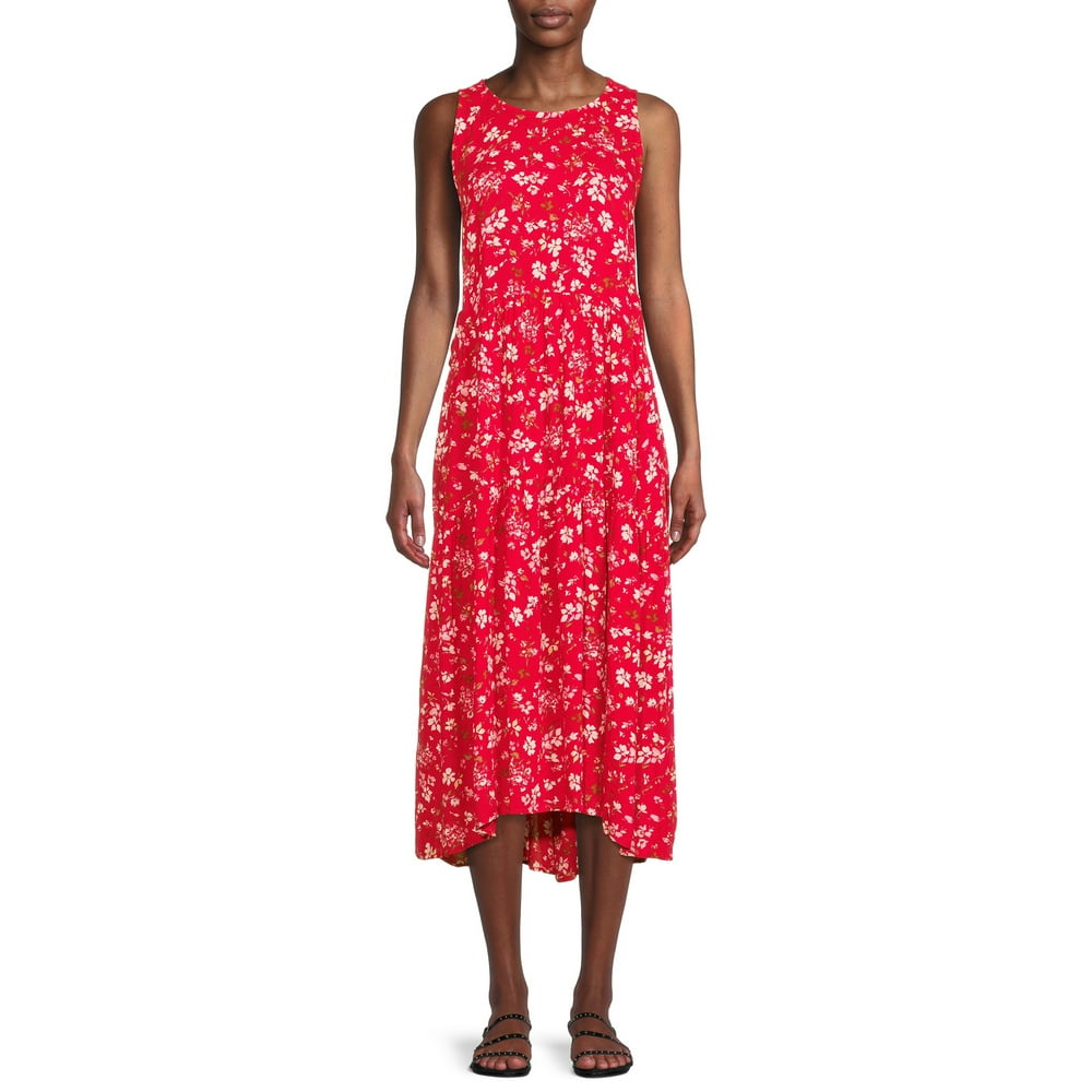 time and tru button front maxi