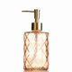 thumbnail image 1 of Botella desinfectante de manos de vidrio ámbar premium | Dispensador de champú y gel de ducha recargable tipo empuje | Accesorio de baño esencial, 1 of 2
