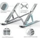 thumbnail image 2 of Soporte para computadora portátil, Soporte Laptop de Aluminio Base Plegable y Ajustable de 7 Niveles de Altura, Soporte Ergonómico de Tableta o Libros para Computadora Portátil Dentro de 18 ", 2 of 5