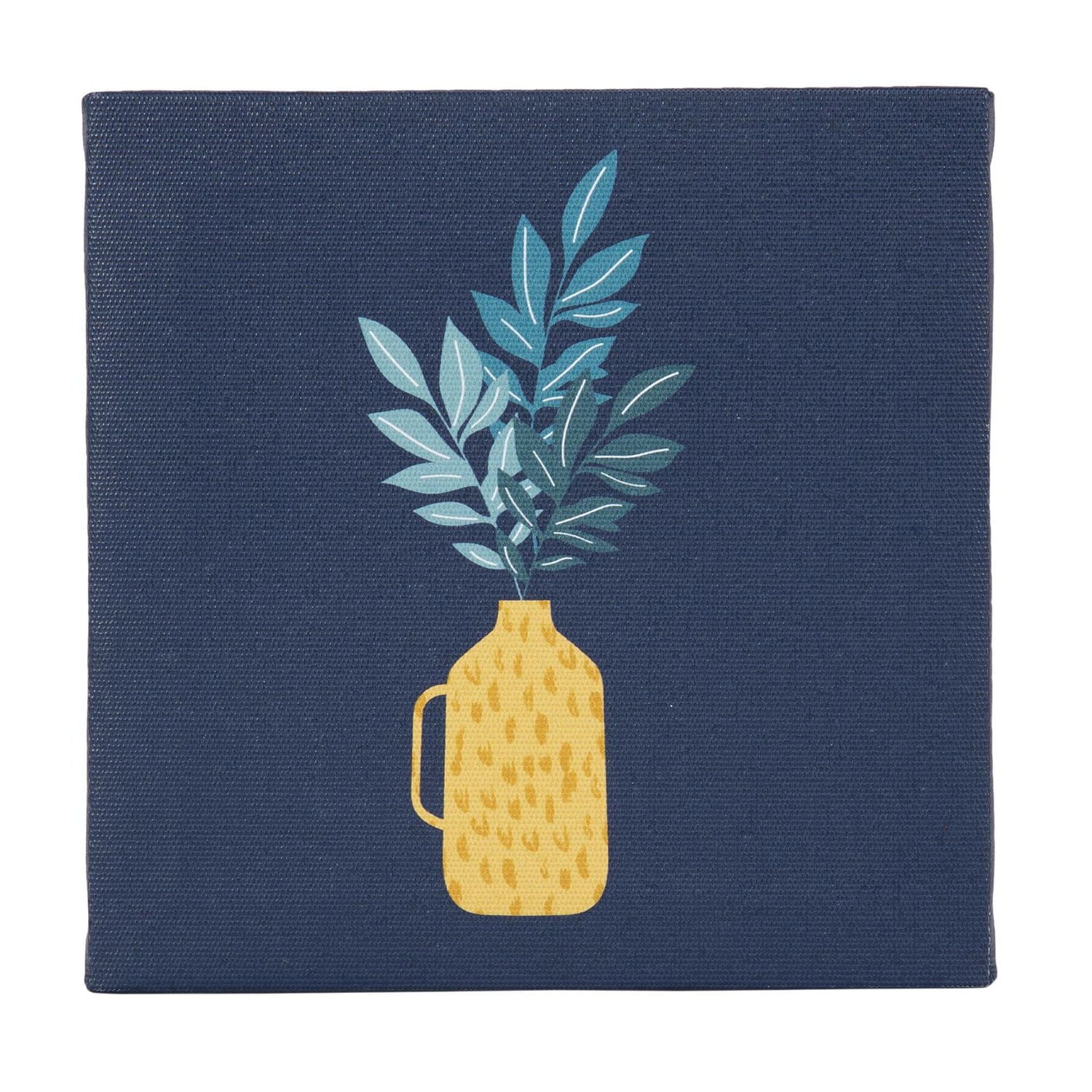 Toile avec vase 15 x 15 cm