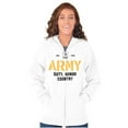 thumbnail image 3 of US Army Est 1775 Duty Honor Country Unisex Plus Size Zip Hoodie Brisco Brands 3X, 3 of 5