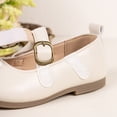 thumbnail image 4 of Otqutp Girl's Ballet Flat Kids Mary Jane Flower Dress Shoes for Wedding Party Girls Cute Flat Princess Shoes with Crossing Strap, 4 of 8
