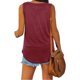 thumbnail image 4 of Camisetas tipo túnica con cuello en V sin mangas de verano para mujer, 4 of 6