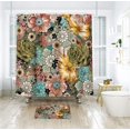 thumbnail image 4 of Cortina de Ducha Boho YONGSHENG Floral 72x72 Pulgadas, 4 of 5