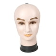 thumbnail image 2 of TISHITA Male Bald Mannequin Head Hat Display Rack for Sunglasses Foam Making Display A, 2 of 8