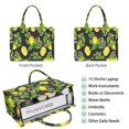 thumbnail image 2 of Large Capacity Tote Bag,Yellow Lemon Fruit Limes Black Pattern Handbag Fashion Luxury Tote Bag,15.7"x13"x 5.1" Inches,Laptop Compatible, 2 of 6