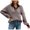Khaki, variant on QIPOPIQ Womens Sweaters Clearance Pullover Sweaters Fashion Casual Color Long Sleeve V-Neck Sweater Knitwear Black M