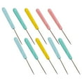 thumbnail image 2 of 10PCS Plastic Handle Awls Steel Pricker Practical Awls Tool DIY Sewing Accessories for Home Store Use Random Color, 2 of 8