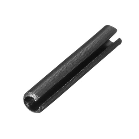 

2.3mm x 12mm Dowel Pin Carbon Steel Split Spring Roll Shelf Support Pin Fasten Hardware Black 30Pcs