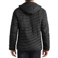 thumbnail image 3 of INSPIRE CHIC Hooded Puffer Jackets for Men's Winter Warm Zipper Detachable Hood Padded Coat, 3 of 6