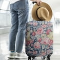 thumbnail image 2 of Pioneer Flower Floral Print Pattern Luggage Cover Fashion Suitcase Cover Baggage Covers Fit 25-28 Inch Luggage (Go Travel), 2 of 5