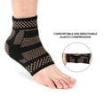 thumbnail image 5 of Copper Infused Ankle Support Compression Sleeves Stabilizer For Plantar Fasciitis Sprain Men Women Sports Athletic Fitness, 5 of 6