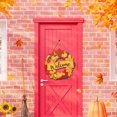 thumbnail image 3 of JJKBVCLO Themed 3D Pumpkin Leaf Door Sign Wall Décor Rustic Farmhouse Style, 3 of 4