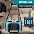 thumbnail image 5 of Top Tasta Transportín para perros y gatos, transportador para mascotas para gatos pequeños, medianos y grandes, transportador para perros con lados suaves, transportador para perros pequeños, portátil, 5 of 5