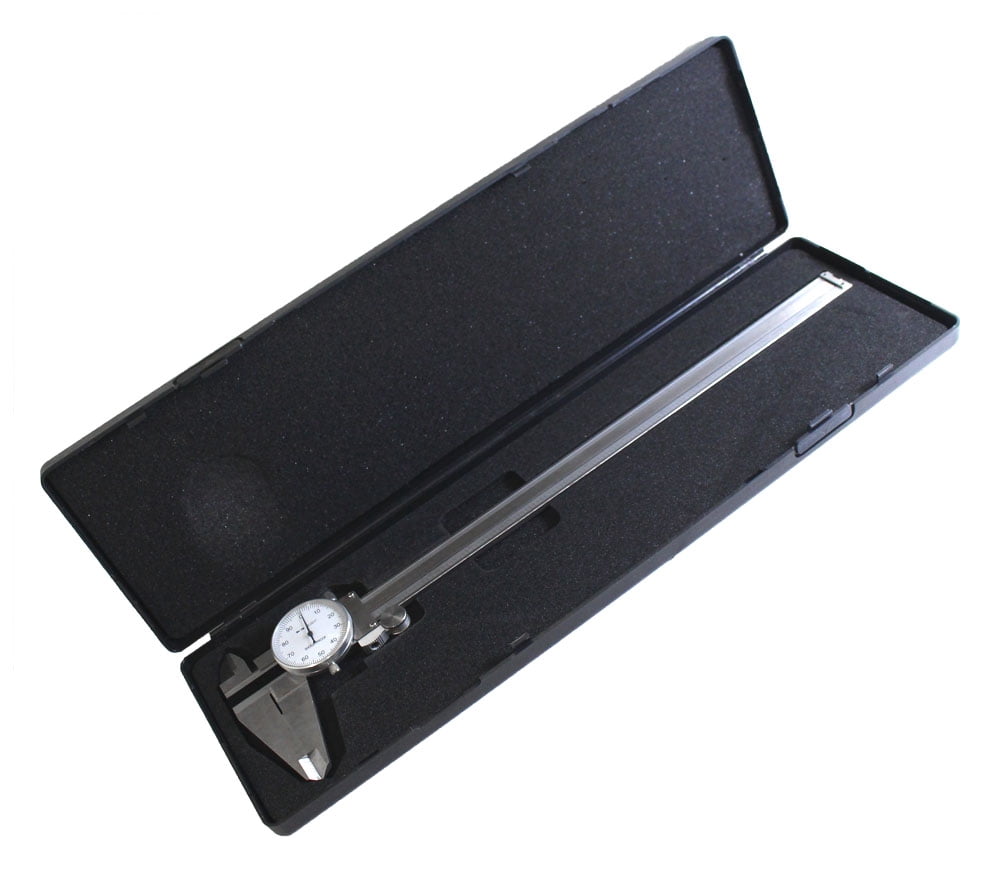 Hawk Precision Dial Caliper | 0-12" (0-30.5 cm) Range | Stainless Steel & Chrome Finish | Versatile 4-Way Measurements