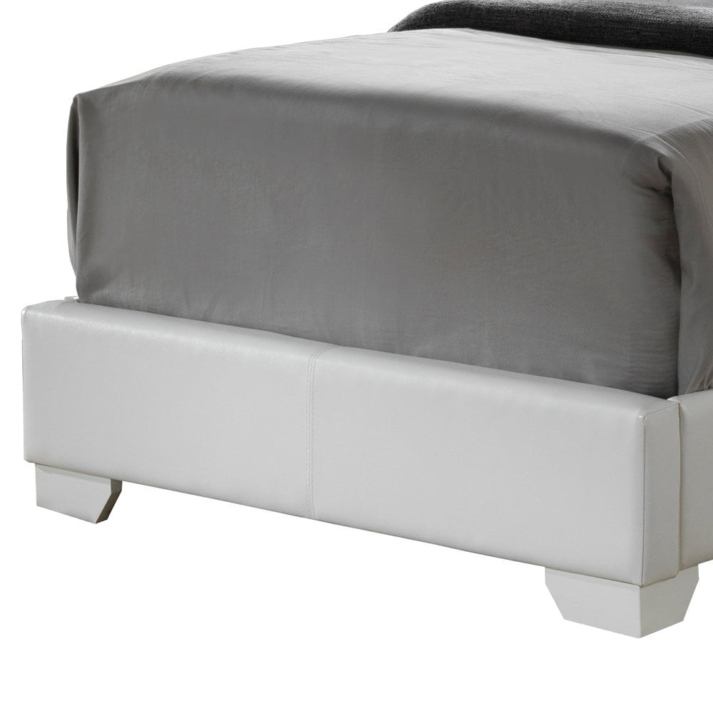 Glory Furniture Aaron Twin Bed in White Color