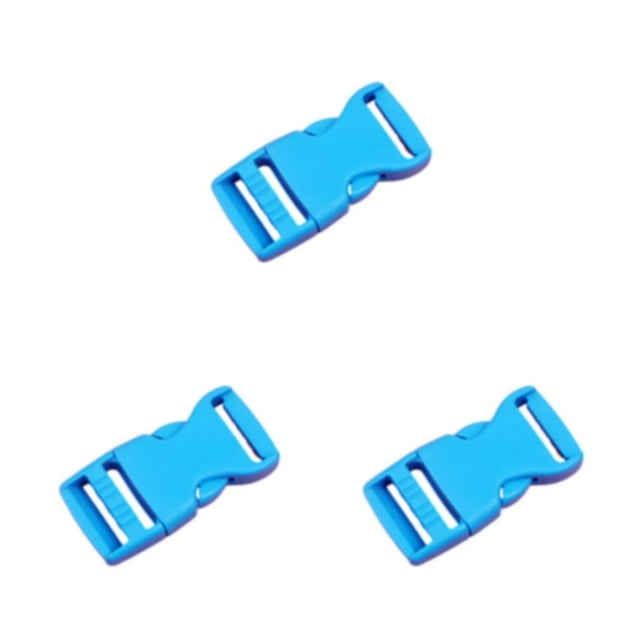 Transemion 10pcs Clasp Belt Buckles Designed To Life Easier Wherever Are Multi-Color lake blue 3Set